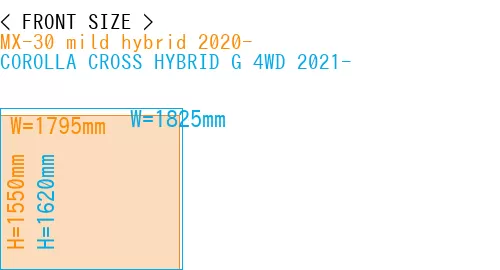 #MX-30 mild hybrid 2020- + COROLLA CROSS HYBRID G 4WD 2021-